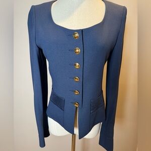 Sonia Rykiel Vintage Women’s Gold Button Blazer - size 36
